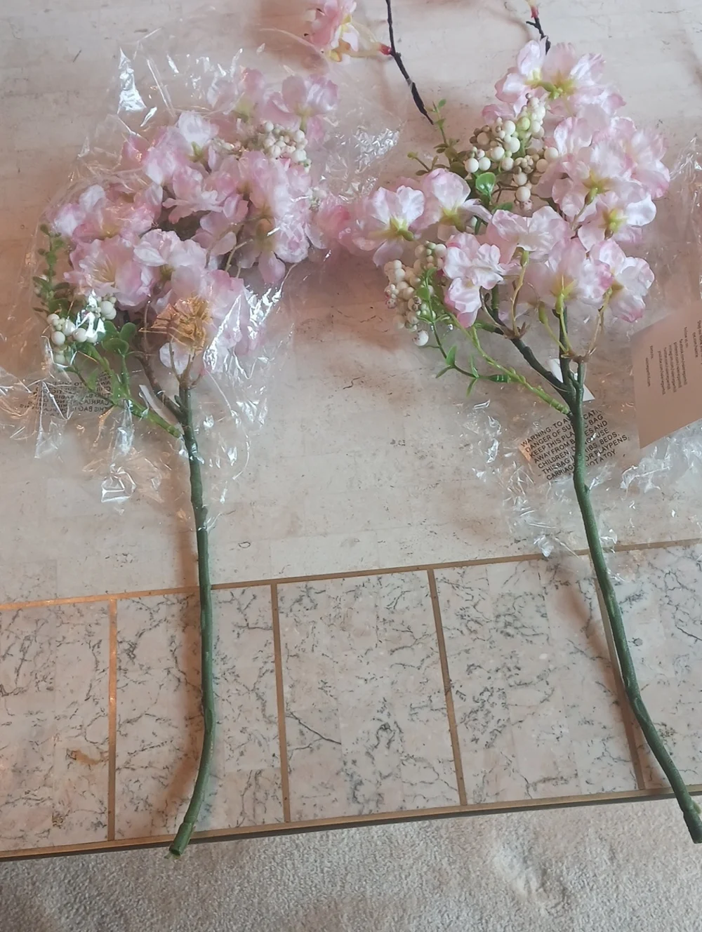 Floral-faux Cherry Blossom 